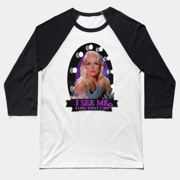 Death Becomes Her - Madeline Baseball T-Shirt by Zbornak Designs